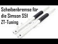 Simson S51 Scheibenbremsumbau Set ZT-Tuning Scheibenbremse