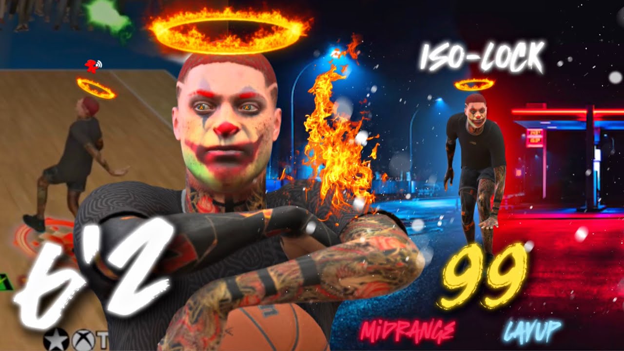 This 6'2 ISO-LOCK with 99 MIDRANGE and 99 LAYUP is a GLITCH on NBA 2K25