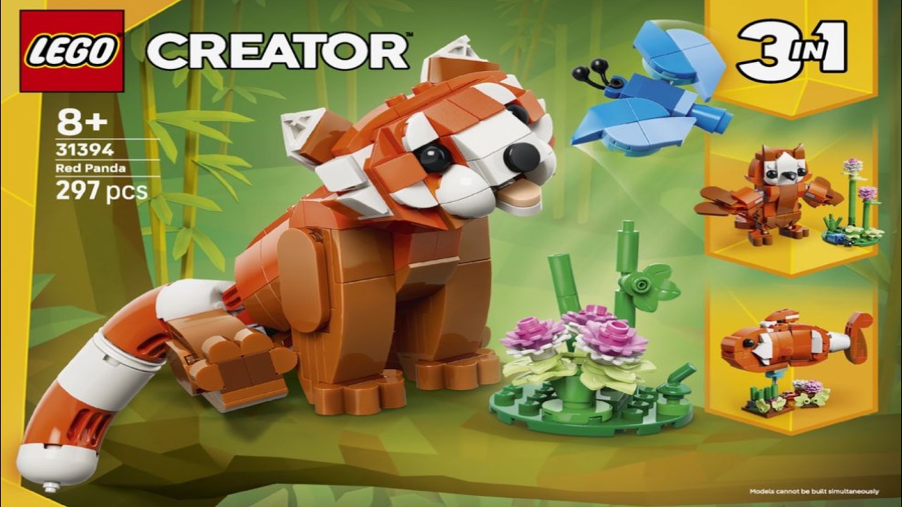Red Panda LEGO instructions