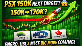 PSX 150K Next Target? 🚀 ENGRO, UBL &amp; MLCF BIG MOVE Coming!