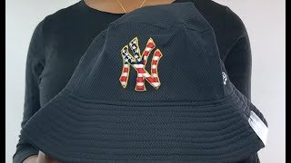 Yankees '2018 JULY 4TH STARS N STRIPES BUCKET' Navy Hat by New Era