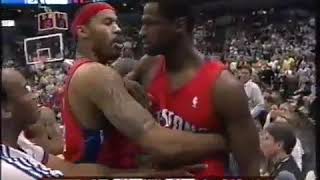 Kevin Garnett wanted no piece of Antonio McDyess