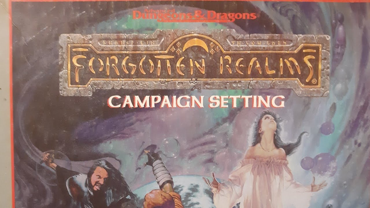 Forgotten Realms Campaign Setting Box Set For 2nd Edition Advanced