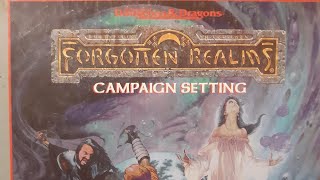 Forgotten Realms Campaign Setting Box Set For 2nd Edition Advanced Dungeons And Dragons