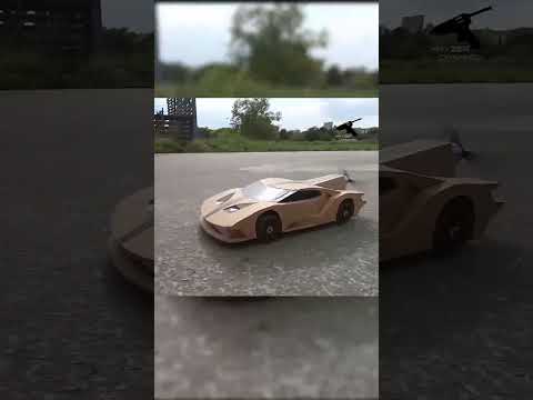Видео: Cardboard sports car