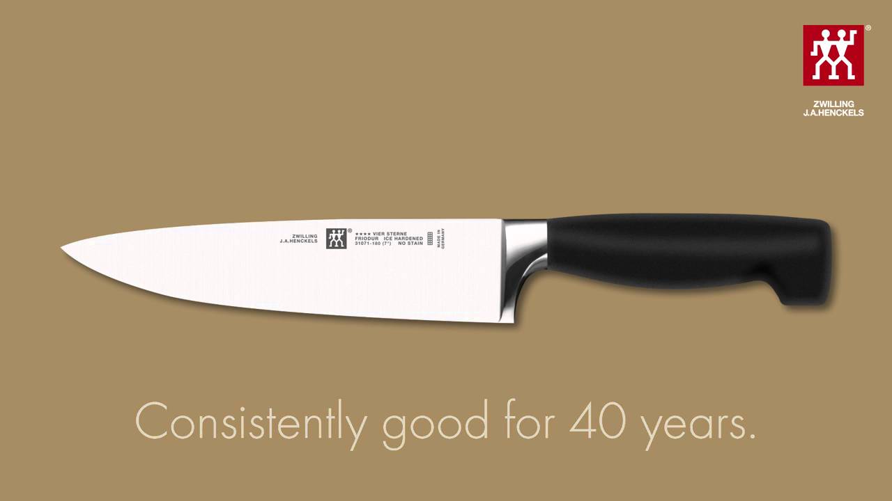 ZWILLING J A Henckels FOUR STAR® una revolución hace 40 años hoy, una