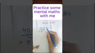 Practice some mental maths with me| Maths Trick | maths by bushra