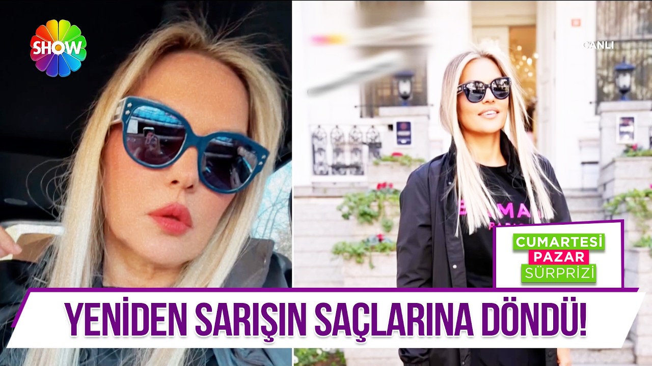 Demet Akalın sarışın oldu!