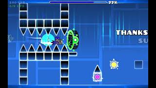 Sync on Track(Level Synced to Back on Track)!  (Geometry Dash)