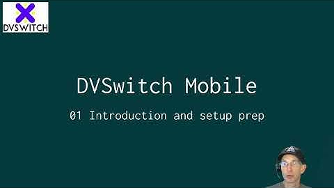 DVSM 01- Intro and prep