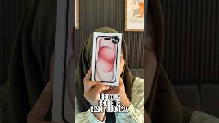 Unboxing iPhone 15 128gb resmi indonesia