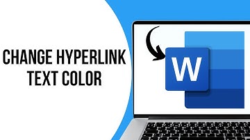 How to change the color of hyper links in Word ?