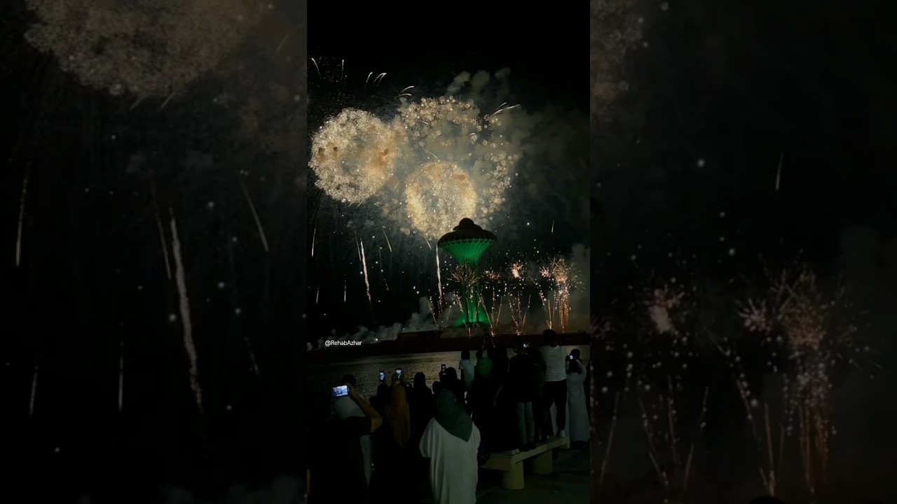 Unbelievable Saudi Arabia National Day Fireworks & Traditions! ✨🇸🇦