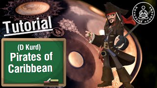 Pirates of the Caribbean Theme Song Handpan Tutorial (D Kurd) by Theo | NovaPans Handpans