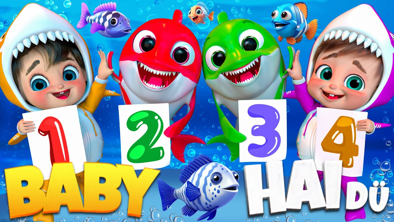 Der fröhliche Babyhai-Song | Kinderreime für Kinder | Tanzlieder |Super Luca Deutsch #kinderlieder