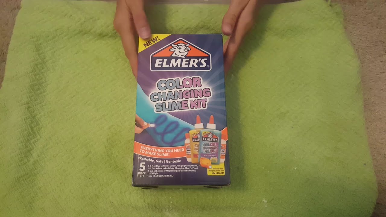 Review: Elmers Color Changing Slime Kit - YouTube