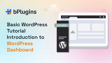 Basic wordpress tutorial | introduction to wordpress dashboard. Pat-1