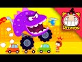 Catch the monster truck  rescue car buddies  cartoon  redmon