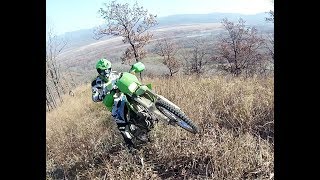 #Покатуха по местным сопкам.. honda xr 400r, honda cr 125r, yamaha ttr 250,kawasaki klx 300r, kx 125