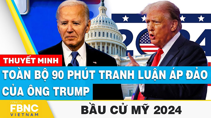 Thuyết minh: Toàn bộ 90 phút tranh luận áp đảo của ông Trump | Bầu cử Mỹ 2024 | FBNC