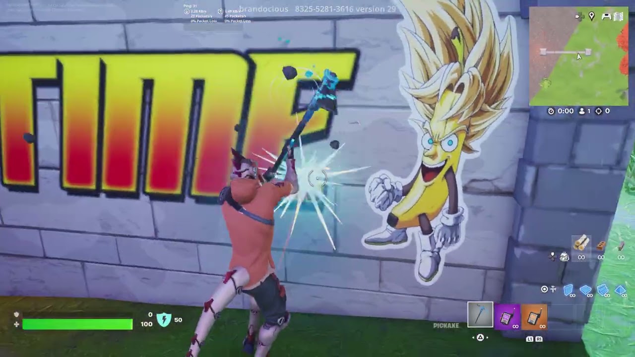 Fortnite | De-Rezz De-Stroyer Pickaxe Gameplay