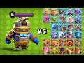 Tiradora vs Todas las Tropas al Máximo | 1vs1 | Clash of Clans