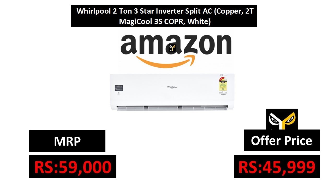 whirlpool 2 ton inverter ac