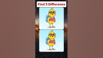 Only 7% Genius People Can Find 3 Differences 🥸🔥#findthedifferences #iqtest #quiz