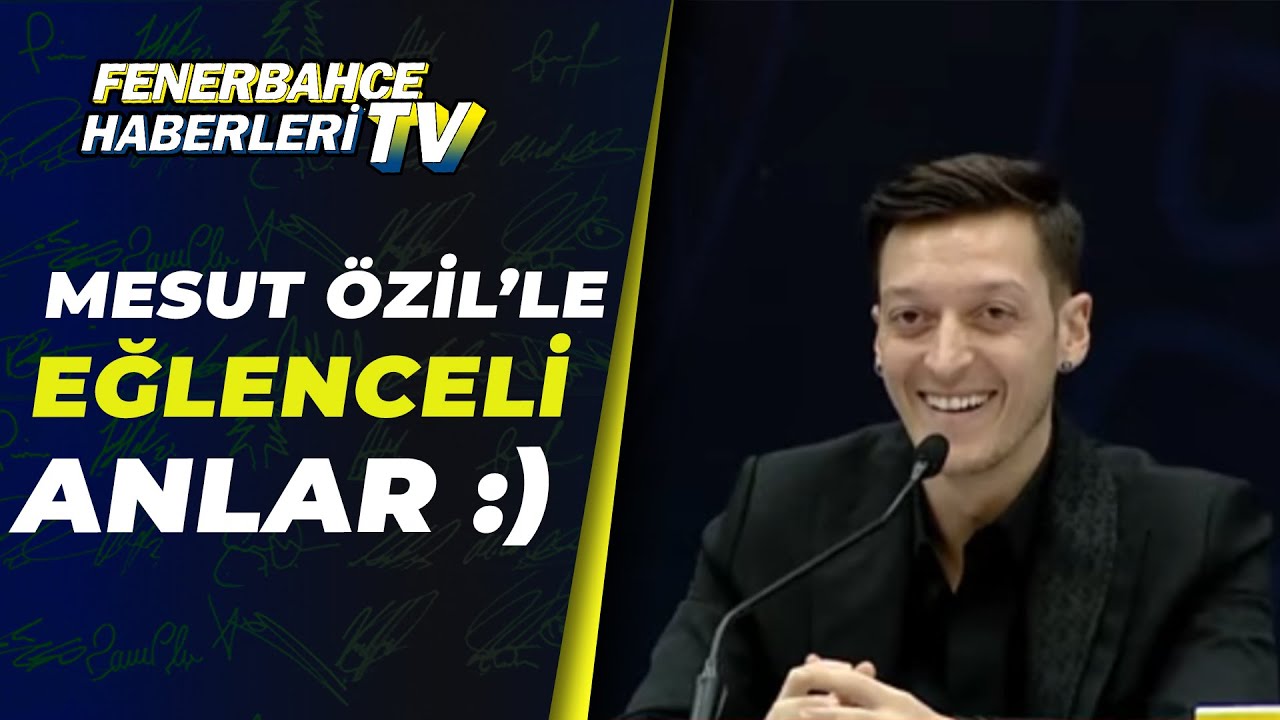 Mesut Özil'in İmza Töreninde Salonu Kahkahaya Boğan Anlar - YouTube