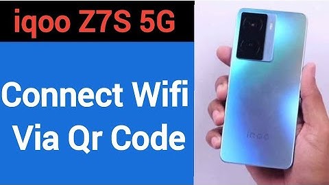 How to connect WiFi via QR code, iqoo Z7S 5G me Bina password ke Wi Fi connect kaise karen
