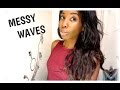 Big Messy Waves with Clip-in Hair Extensions