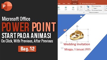 Belajar PowerPoint Pemula Sampai Mahir | Start Animasi Pada Power Point