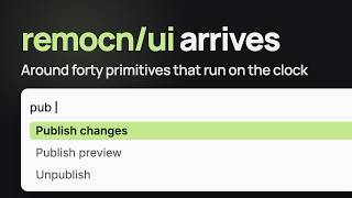 Introducing Remocn UI