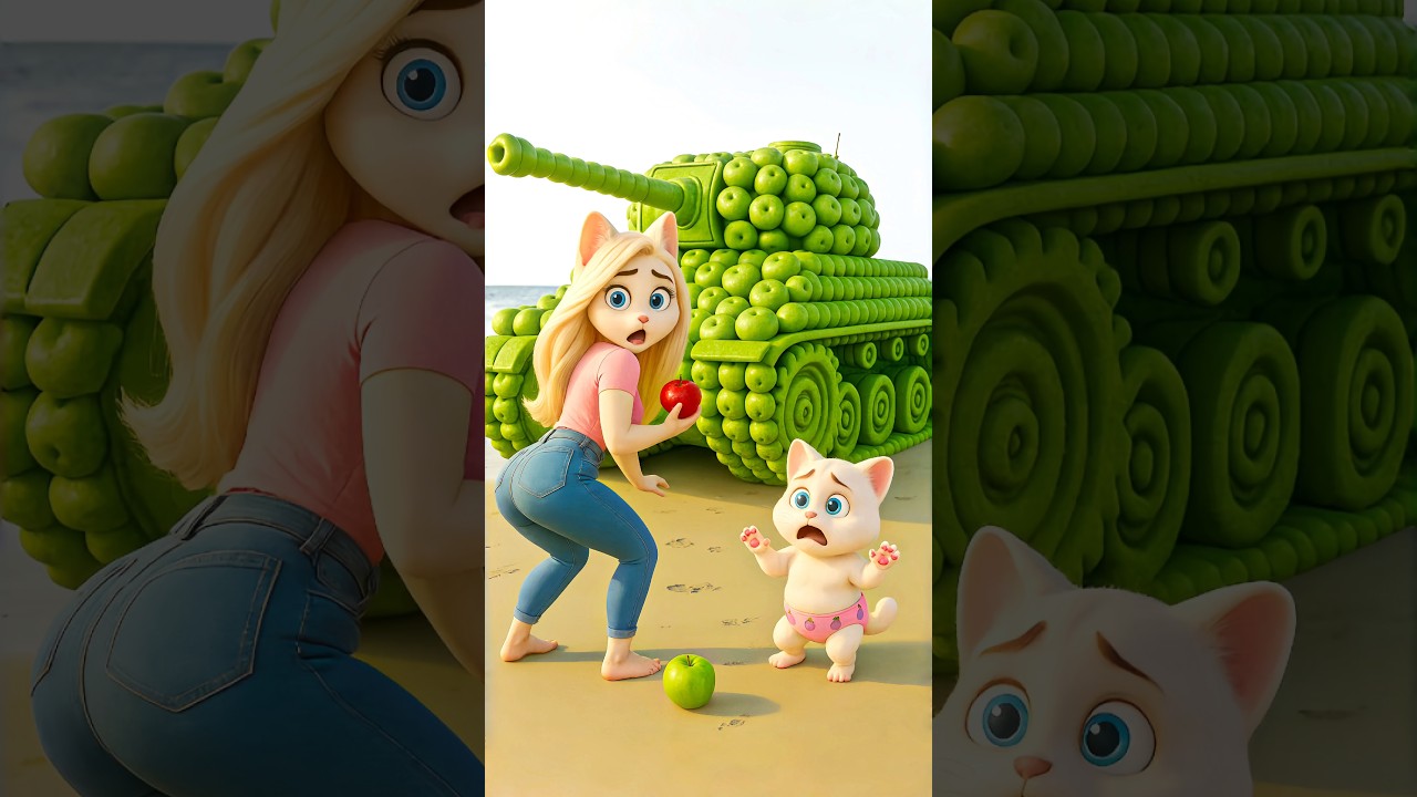 🥹🐾 The kitten build a Custom Ferrari for his Mom