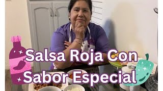 Como hacer salsa roja special , para tacos de carnitas.