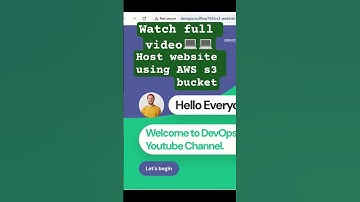 S3 bucket | Host Website using #s3bucket #aws #devopscicdflow #awsec2 #shortvideo  #awsforbeginners