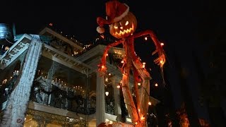 Haunted Mansion Holiday 2013 Full Detailed Ride W Queue, New Projections, Disneyland - Pov Hd