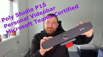 Poly Studio P15 Personal Video Bar - #MicrosoftTeams Certified
