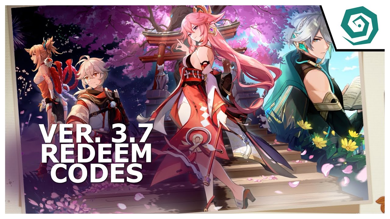 GENSHIN IMPACT 3.7 Redeem Codes - Free Primogems 