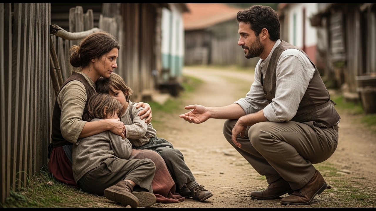 FAZENDEIRO ENCONTRA FAMÍLIA PASSANDO FOME NA VILA — SUA DECISÃO MUDOU O DESTINO DE TODOS