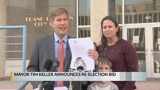 Mayor Tim Keller announces re-election bid