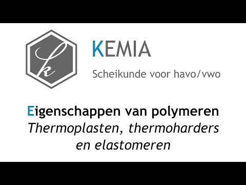 Eigenschappen van polymeren: Thermoplasten, thermoharders en elastomeren