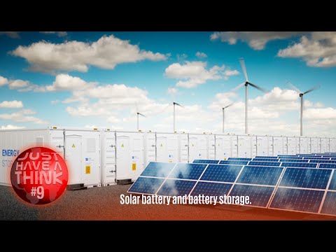 solar power and battery storage