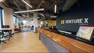 Co-Working Office Indoor Drone Tour | Venture X