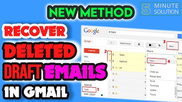 How to recover deleted draft emails in Gmail 2025 [EASY]