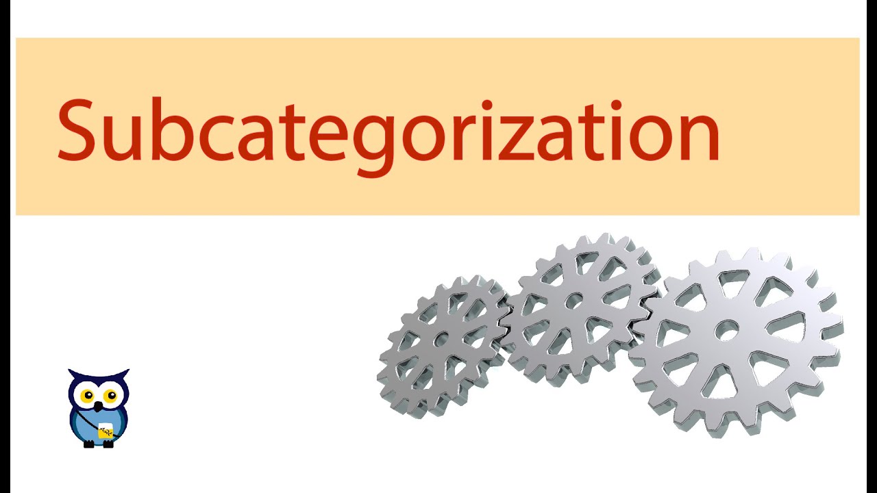 Subcategorization