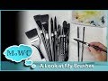 A Look at the Watercolor Brushes I'm Using