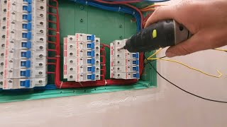 When the distribution panel is small and not enough for a larger number of electrical breakers