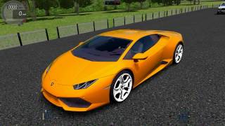 City Car Driving Lamborghini Huracán | Mercedes-Benz gls 63 AMG! Logitech G29 Wheel Cam screenshot 5