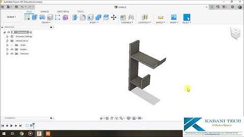 Modeling a simple head phone stand using Fusion 360